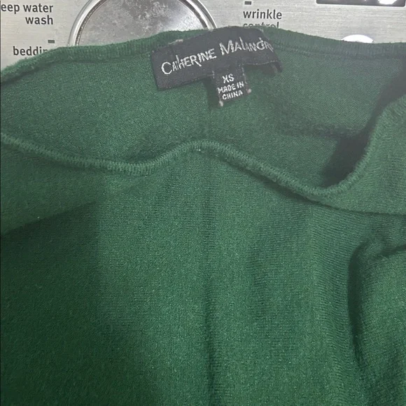 Women’s extra small xs green sweater top - Picture 3 of 5